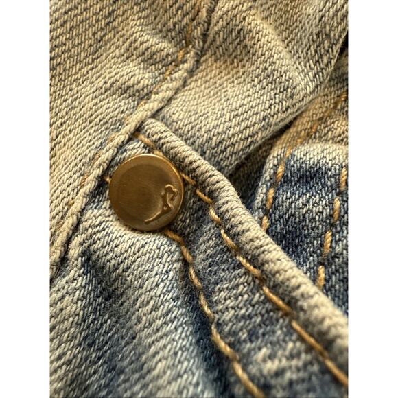 Dollhouse Women's Charley Jeans Denim Distressed Blue Light Wash Size 7 - Picture 12 of 16